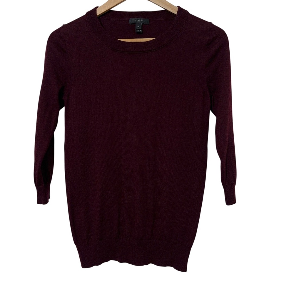 J Crew Womens Crewneck Sweater Size XS Office Autumn Casual